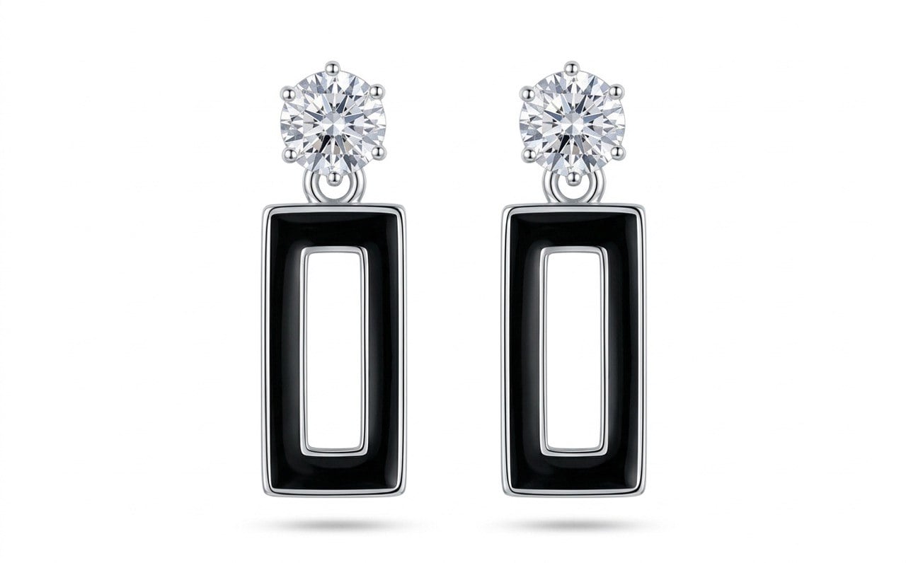 Earrings For Women Fashion Studs Earrings For Women earrings studs Baali Diamond Drop Hoop Earrings